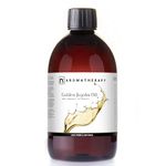 n2 Aromatherapy Jojoba Oil - 500ml - for Hair Growth, Skin, Massage, Face, Nails, Scalp, Body - Cold Pressed, Natural Skin Care, Carrier Oil, DIY Beauty and Aromatherapy