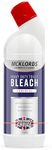 Mcklords Commercial - Toilet Cleaner Bleach | Extra Strong Thick Gel Bleach Disinfectant Liquid | Eliminates Germs & Bacteria - 1 Litre