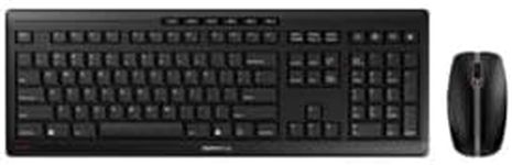 CHERRY Stream Desktop Recharge Keyboard and Mouse Wireless Combo (Black)