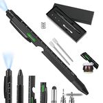 Keyck Gifts for Men Multi Tool Pen, 9 in 1 Multitool Pen, Father's Day Gifts, Cool Gadgets for Men, Valentines Gifts for Men, Mens Birthday Gifts, Presents for Dad Boyfriend Husband Grandad Teacher