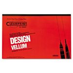 Clearprint 10001416 Design Vellum Paper, 16lb, White, 11 x 17, 50 Sheets/Pad (CHA10001416)