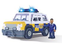 Simba 109251096038 Fireman Sam Jeep Police with Figure 109251096038