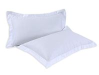 Sapphire Collection 800 Thread Count Pure Egyptian Cotton Super Soft Hotel Quality White Oxford Pair Of Pillowcase