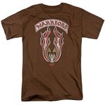 Trevco Men's The Warriors One Gang T-Shirt, Emblem Coffee, S