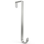 AKH® Silver Metal Wreath Hanger - 30 cm / 12" Length - Over The Door Wreath Hanger