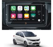 ARMOUR GUARDS Unbreakable Nano Glass Anti-Glare Glossy Finish Car Infotainment Navigation Music System Screen Protector for TATA TIAGO XZ Plus Dual Tone (Transparent, 7 Inch)