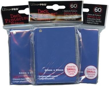 Ultra Pro Card Supplies YuGiOh Sized Deck Protector Sleeves Royal Blue 60 Count x3