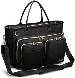 Rabjen Nurse Utility Tote Bag, Laptop Travel Bag for Work Home Care Nurse for adults