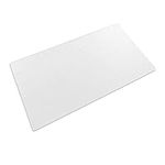 Clear Desk Pad, 60 x 40 cm Large Non-Slip Textured PVC Desk Writing Mat, Waterproof Round Edges Desk Pad Protector Table Cover Mat for Office Home Desks (60cm x 40cm)