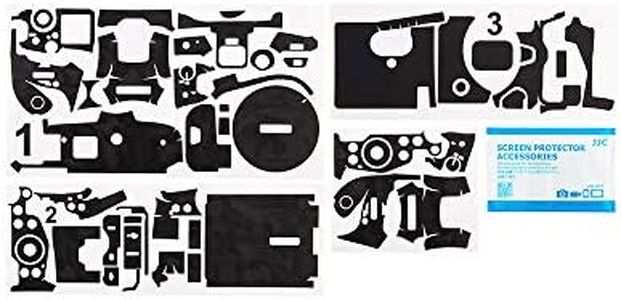 KIWIFOTOS - Adhesivo protector para cámara Canon EOS R5, 3 M antiarañazos pegatinas DSLR cámara cuerpo piel película escudo - sombra negro