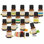 Pure Source India Essential Aroma Oil Combo Of 15 (Lemon Grass,Lavender,Jasmine,Rose,Sandal Wood,Mogra,Vanilla,Eucalyptus,Pippermint,Citronella,Orange,Night Queen,Green Tea & White Tea) 10 Ml Each