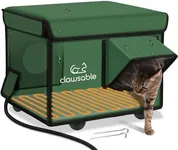 Heated Cat House for Outdoor Cat in