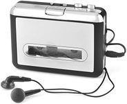 Cassette Player, USB assette-to-MP3 Converter Plug and Play Tape to MP3 Music Player with Headphones for Windows 2000 / XP/Vista/Win 7