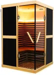 IVYHAVEN 2 Person V-Shaped Far Infrared Sauna Room, Log