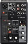 Yamaha AG03MK2 3-Channel Live Streaming Mixer with USB Audio Interface, for Windows, Mac, iOS and Android, in Black