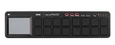 Korg nanoPAD2 Slim-Line USB MIDI Pad Controller (Black)