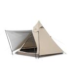 Naturehike Teepee Tent, Ridge Tents, 3-4 People, Indian Tent, Waterproof, Windproof, Easy Assembly, Pyramid Tent for Outdoors, Camping, Families