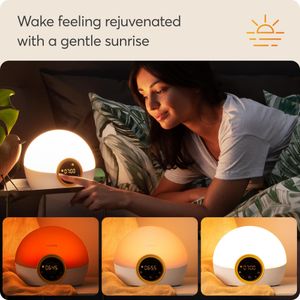 Lumie Bodyclock Rise 100 Wake-Up Light Alarm Clock – Sunrise Simulation