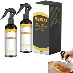 BeeswaxWood Polish Spray, 2026 New Beeswax Essential Oil Wax, Bees Wax furniture Polish and Cleaner Natural Wood Polish, For Living Rooms,Kitchens,Wood Furniture Floors (2PCS)