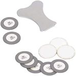 Rankomu 10Pcs Ultrasonic Mist Maker Ceramics Discs, Replacement Pond Fogger Discs 20mm Atomizer Accessory Set Kit for Humidifier