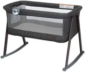 Safety 1st Slumber-and-Play Bassinet, Easily Converts from Bassinet to Play Yard, Smoked Pecan