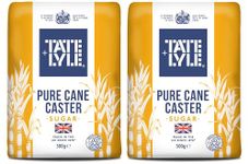 Tate & Lyle Fairtrade Caster Sugar (500g) - Pack of 2