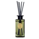 M&SENSE Luxury Large Reed Diffuser 300ml, Lime Basil Scented with Natural Essential Oils, Long Lasting with 7 Sticks, Non-Toxic Home Fragrance for Bedroom, Bathroom Decor, Elegant Glass Bottle