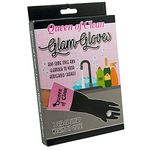 Diabolical Gifts DP0989 Queen of Clean Washing up gloves, Pink and Black, M (Pack of 2)