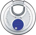 ABUS 24/70 Diskus Hardened Stainless Steel Padlock Keyed Alike, Pack of 2