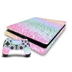 Head Case Designs Officially Licensed Monika Strigel Unicorn Rainbow Art Mix Matte Vinyl Sticker Gaming Skin Decal Cover Compatible With Sony PlayStation 4 PS4 Slim Console and DualShock 4 Controller