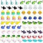 BBTO 36 Pcs Resin Ocean Animal Figu