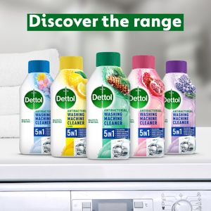 Dettol Washing Machine Cleaner, Lemon 250ml – Odour Removal