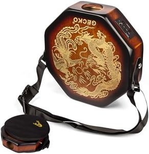 Portable Cajon Drum with Built-in Pickup, Travel Drum for Stage Performance, Adjustable Volume, Acoustic Electric Cajon for Musicians with Carry Bag