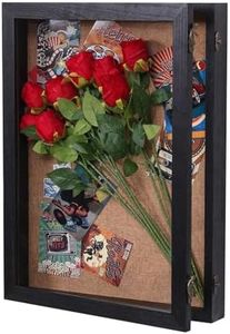 HOUOOFVA 18x24 Large Shadow Box, Extra Large Display Case with Magnetic Door for Keepsake Collages Photos Tickets Flowers Bouquet Memorial Items