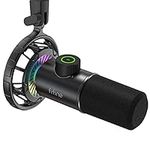 FIFINE USB Gaming Microphone, RGB D