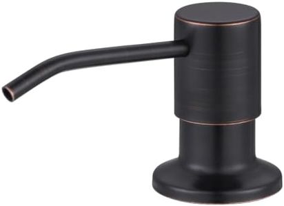 Kitchen Sink Soap Dispenser, Stainless Steel Pump Head with 17Oz Bottle