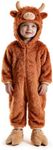 Baby Highland Cow Costume, Infant Animal Onesie, Toddler Cosplay Boy 45T