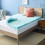 Linenspa Gel Swirl Memory Foam Topper, Twin XL