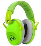 PROHEAR 032 Noise Cancelling Headphones for Kids - 25dB Noise Reduction - Adjustable Sensory Ear Protection Muffs for Concert, Fireworks, Monster Truck Shows, School - Green