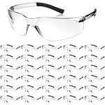 30 Pairs Safety Glasses for Men Women Eyewear Protective Goggle Bulk Safety Glasses for Worker Laboratory Gardening (Clear)