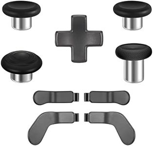 9 in 1 OEM Magnetic Thumbsticks Analog Thumb Sticks Replacement Joystick Parts Repair Accessories Kit Component Set with 4 Paddles, 1 D-Pads for Elite Series 2 and Core Controller