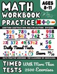 Ks2 Maths workbook Year 4 / Year 5 / Year 6 / Addition, Subtraction, Multiplication, Division , Maths Book for 8-11 Year Olds: Add, Subtract, ... and Revision ( Ages 8-11 ), Grade 3-5