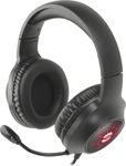 Speedlink VIRTAS Illuminated 7.1 Gaming Headset - 7.1 Surround Sound, Multicoloured Lighting, Black