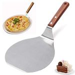 Pizza Schoop, Shovel, Lifter (Round) Big Size Stainless Steel Pizza Tools Thin for Kitchen Accessories Size: 33.5cm