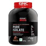 GNC Amp Pure Isolate Low Carb|Boosts Athletic Performance|Builds Lean Muscles|Speeds Up Recovery|Increases Strength|25 G Protein|6 G Bcaa|Chocolate Frosting|4 Lbs,Whey,60 Servings