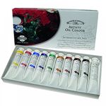 Winsor & Newton Artists' Oil Colour Paint Introductory Set (10X21ml Tubes)