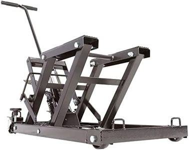 Black Widow Motorcycle or ATV Lift Jack Stand Hydraulic Operation Steel, 1,500 lb. Capacity