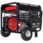 DuroStar DS12000EH Portable Generator, Red/Black