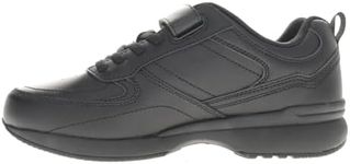 Propet Womens LifeWalker Flex Walking Sneakers Shoes - Black, Black, 10 XX-Wide
