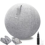 Exercise Ball Chair 65CM with Fabri